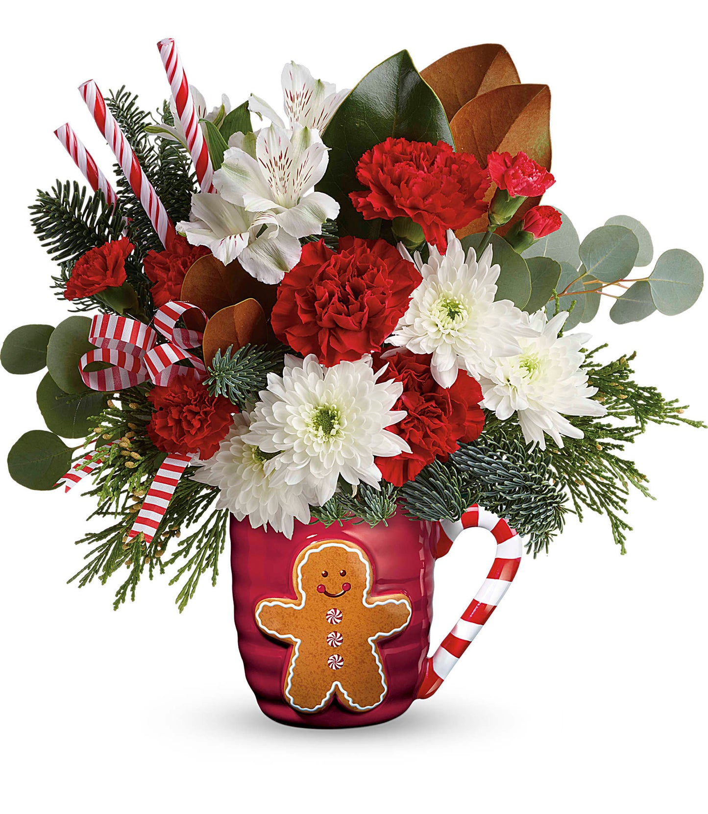 Gingerbread Greetings Mug Bouquet
