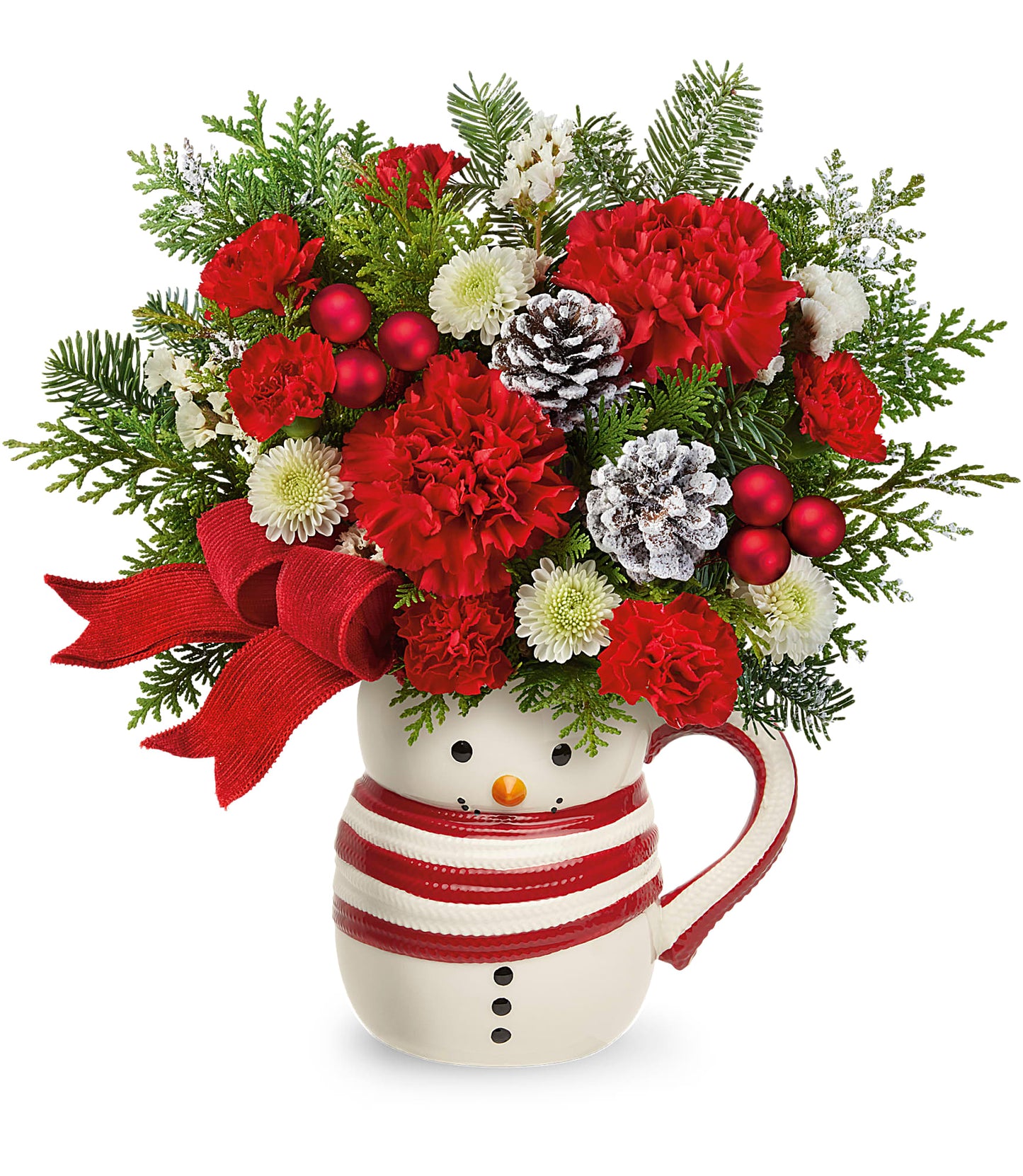 Frosty Stripes Mug Bouquet