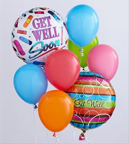 Designer's Choice Illness Balloon Bouquet